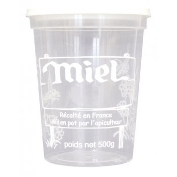 25 pots plastique -500 g-...