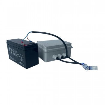 Boitier avec batterie 12V -...