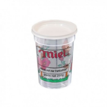 25 pots plastique -250 gr-...