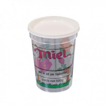 25 pots plastique -500 g-...