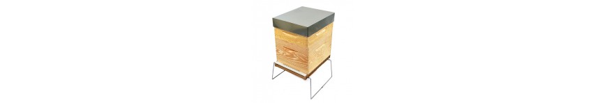 Ruche complète avec toit tôle - fabrication artisanale -APICULTURE-