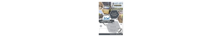 Chèques cadeaux - MAT-API - MATERIEL APICULTURE -