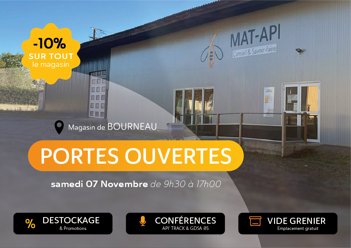 PORTES OUVERTES - SAMEDI 7 NOVEMBRE 2026